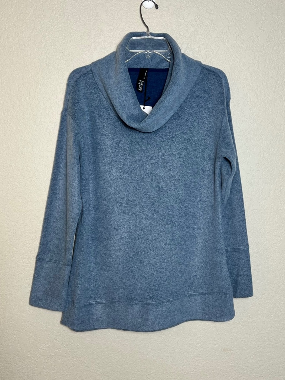 *FIRM PRICE* NWT - Bobi Soft & Cozy Cowl Neck Fleece Long Sleeve Top